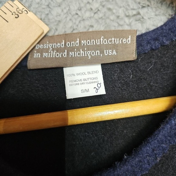 Artclothes Jennifer Sly Kirk Wool Vest Women's S M Black Floral Heart Embroidery - Picture 7 of 11